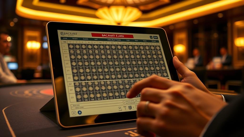 หน้าจอเดสก์ท็อปแสดงห้องบาคาร่าสด