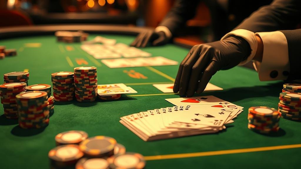 นักพนันกำลังวางแผนการเล่นบาคาร่าอย่างมีสติ