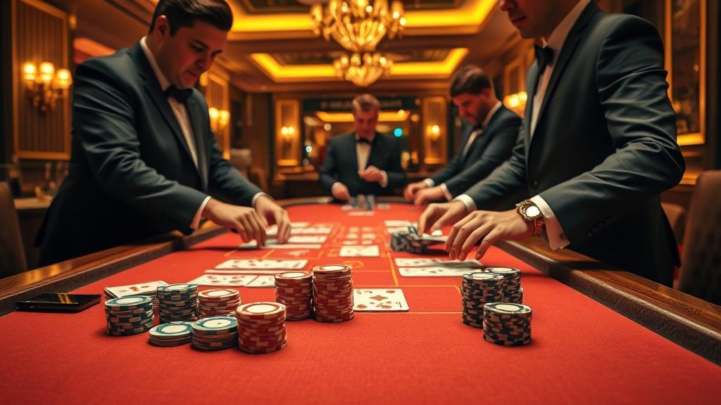 หน้าจอเกมบาคาร่า แสดงผลการเดิมพัน