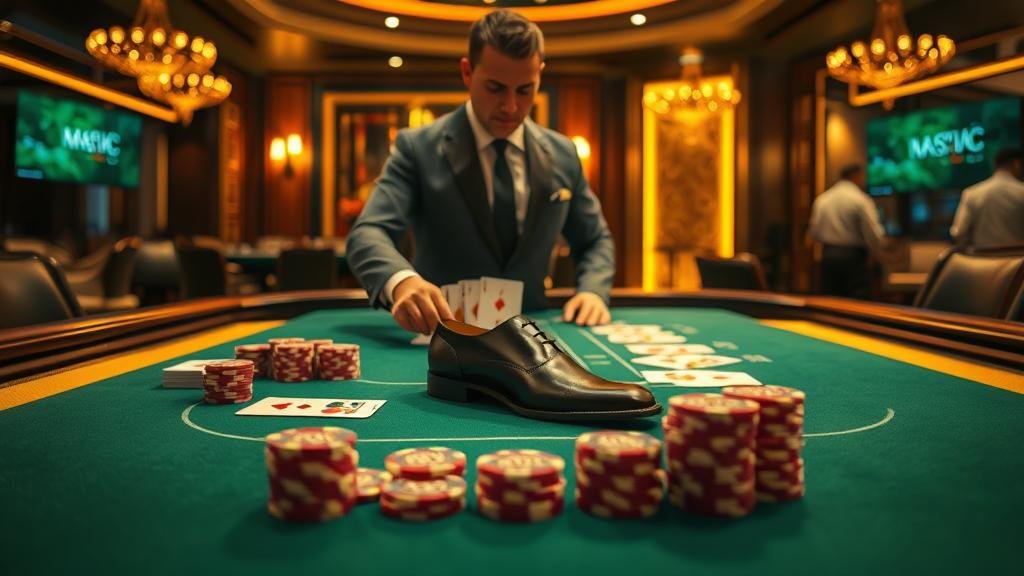 การเล่นบาคาร่าบนแท็บเล็ตพร้อมดูสถิติ