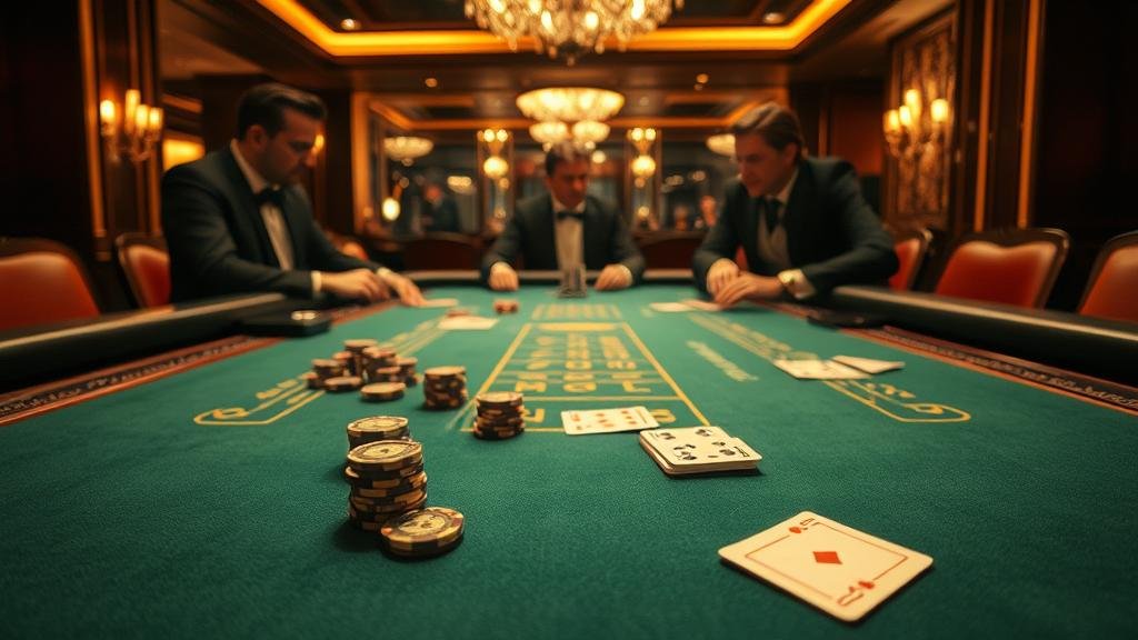 หน้าจอเกมบาคาร่าสดพร้อมสถิติ