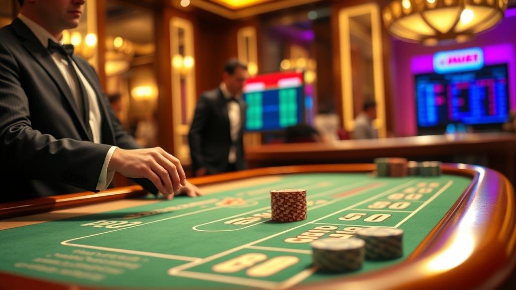 บรรยากาศเกมบาคาร่าสด AE Empire