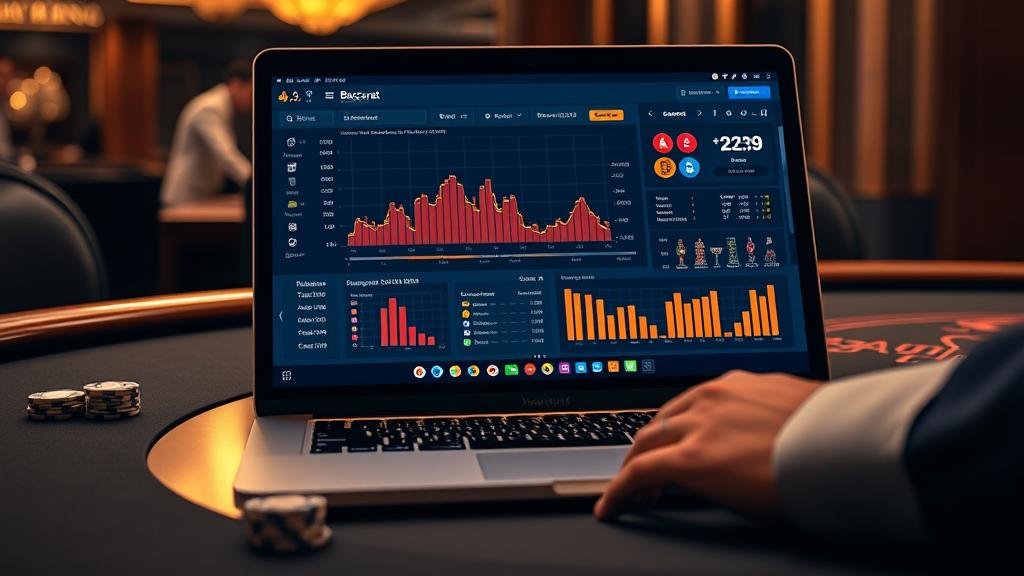 การวิเคราะห์สถิติบาคาร่าบน iPad