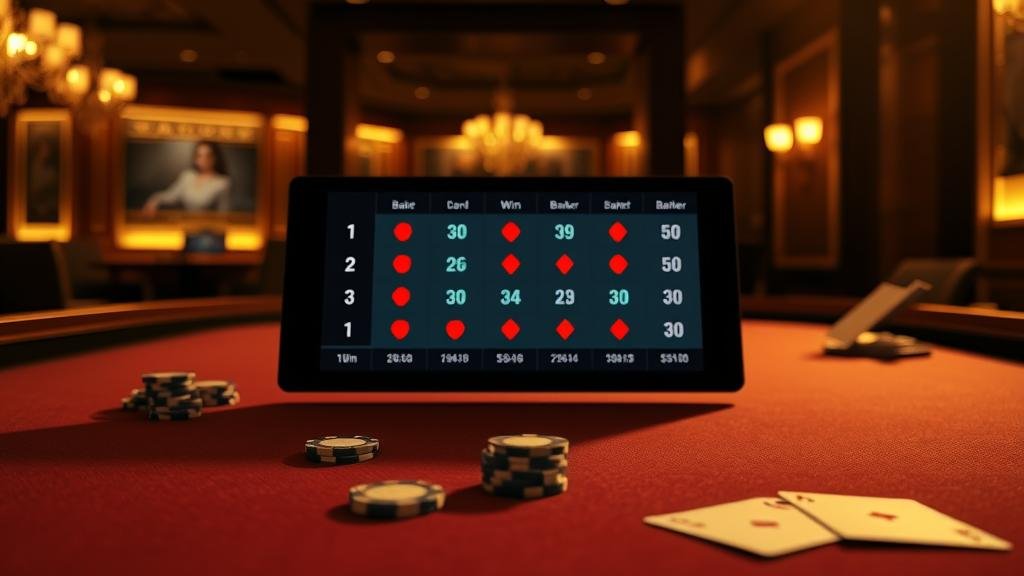 การตัดสินใจวางเดิมพันในเกมบาคาร่า