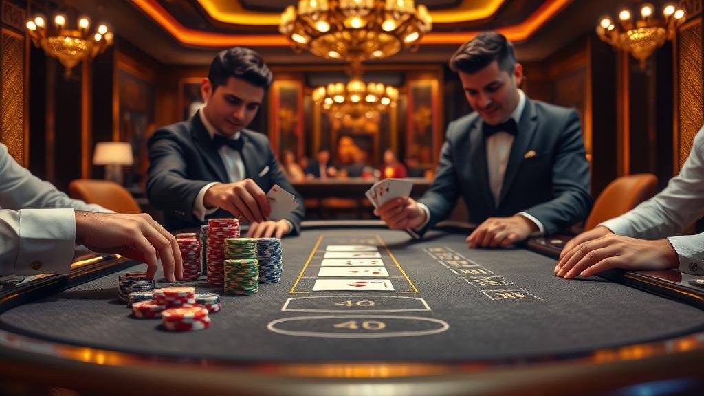 ตัวอย่างเค้าไพ่บาคาร่าถนนใหญ่: มังกร และ ปิงปอง