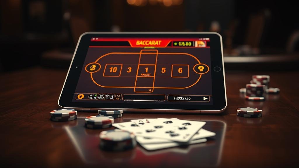 การวิเคราะห์เค้าไพ่บาคาร่าบน iPad