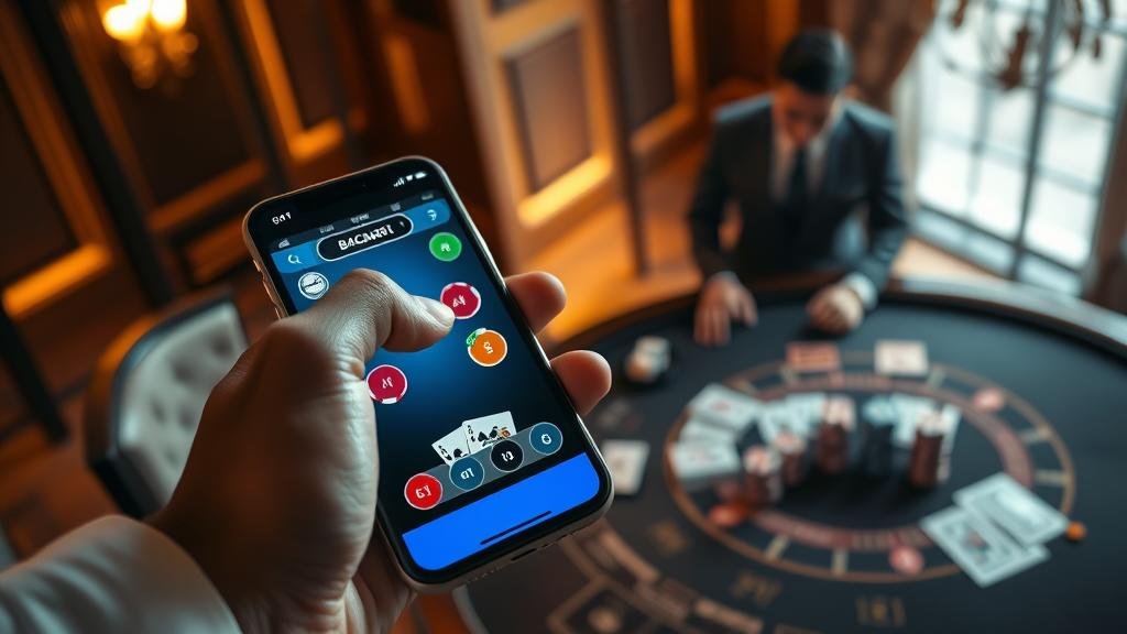 การเล่นบาคาร่าบนจอใหญ่และมือถือ รองรับทุกอุปกรณ์