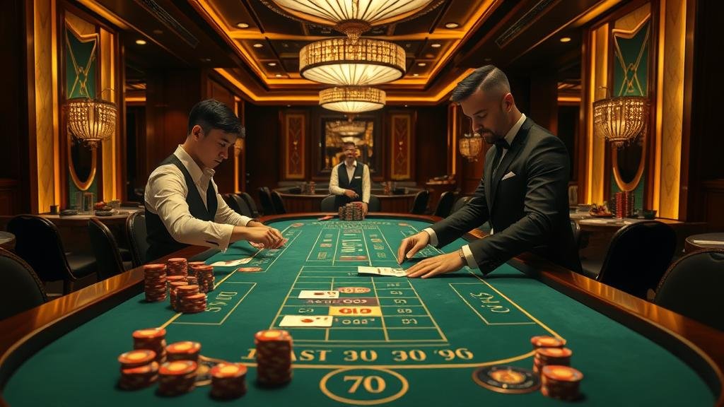 ห้องบาคาร่า SA Gaming ที่มีความเสี่ยงต่ำ