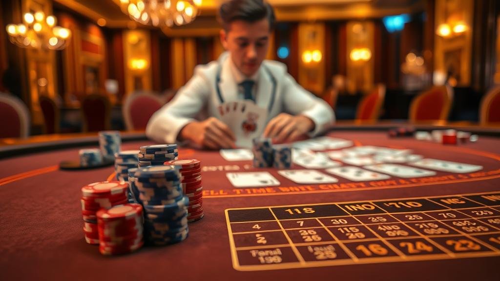 หน้าจอเกมบาคาร่า VIP พร้อมตัวเลือกพิเศษ