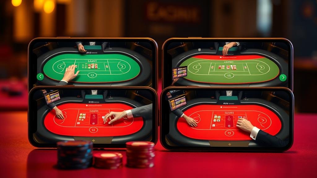 การเลือกห้องบาคาร่าบนมือถือ