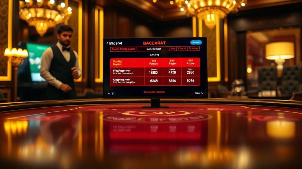 เปรียบเทียบหน้าจอเกมบาคาร่า BetGames และ OnAir