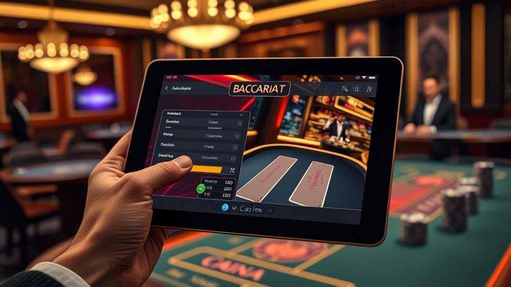 สถิติบาคาร่าบนแท็บเล็ต