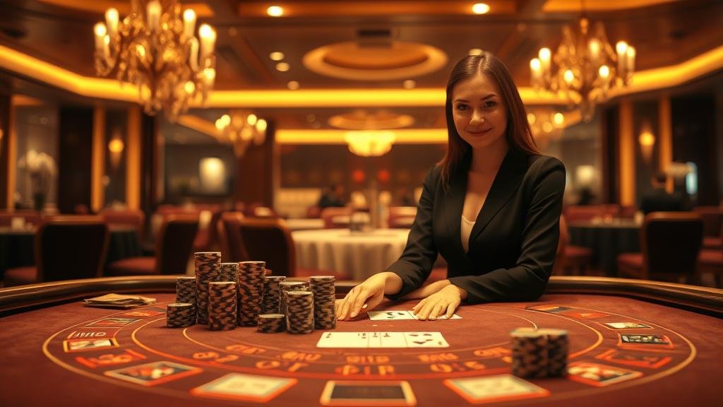 อินเทอร์เฟซบาคาร่า LuckyStreak ที่ทันสมัยและมีสีสัน