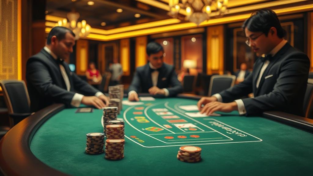 หน้าจอแสดงอัตราจ่ายบาคาร่า