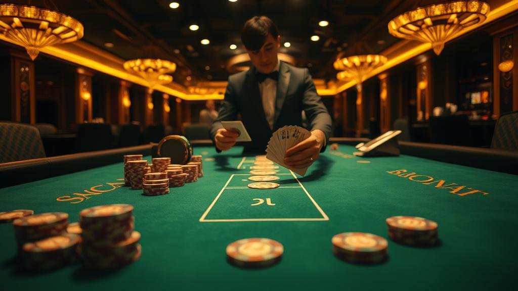 ผู้เล่นบาคาร่ามืออาชีพกำลังวางเดิมพัน
