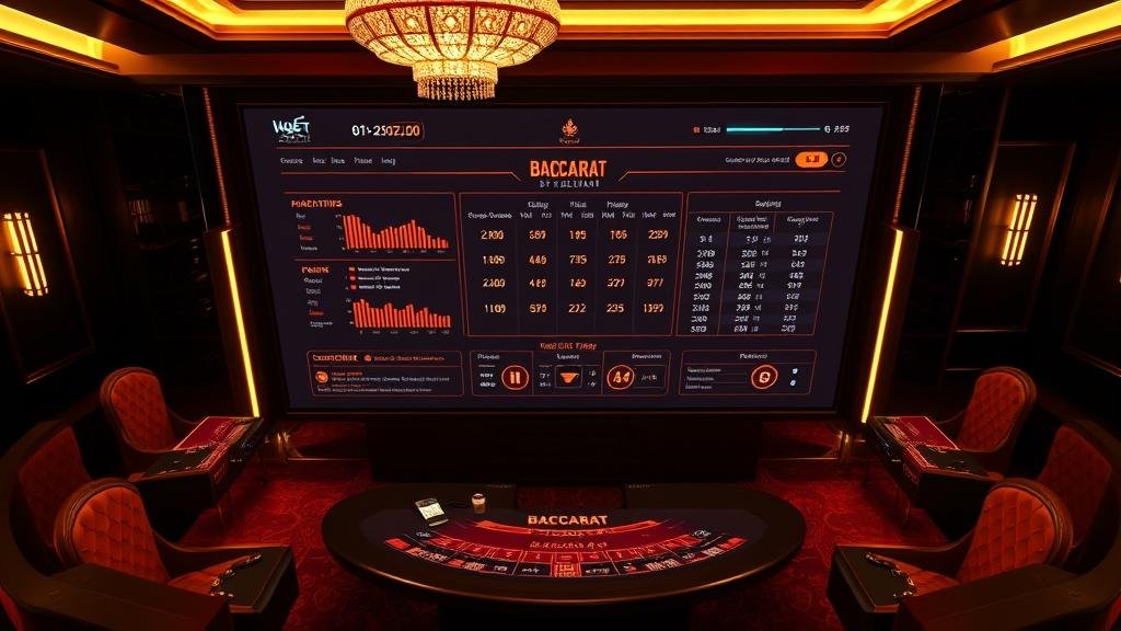 กราฟแสดงกลยุทธ์การเดินเงินและบริหารทุนบาคาร่า