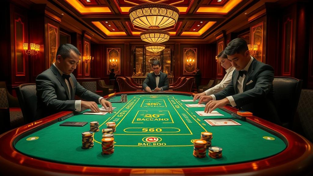 หน้าจอเกมบาคาร่าออนไลน์พร้อมสถิติ