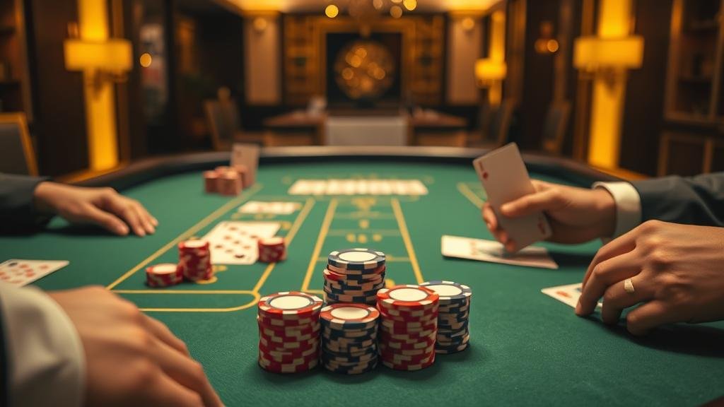 หน้าจอแสดงสถิติและอัตราจ่ายบาคาร่า