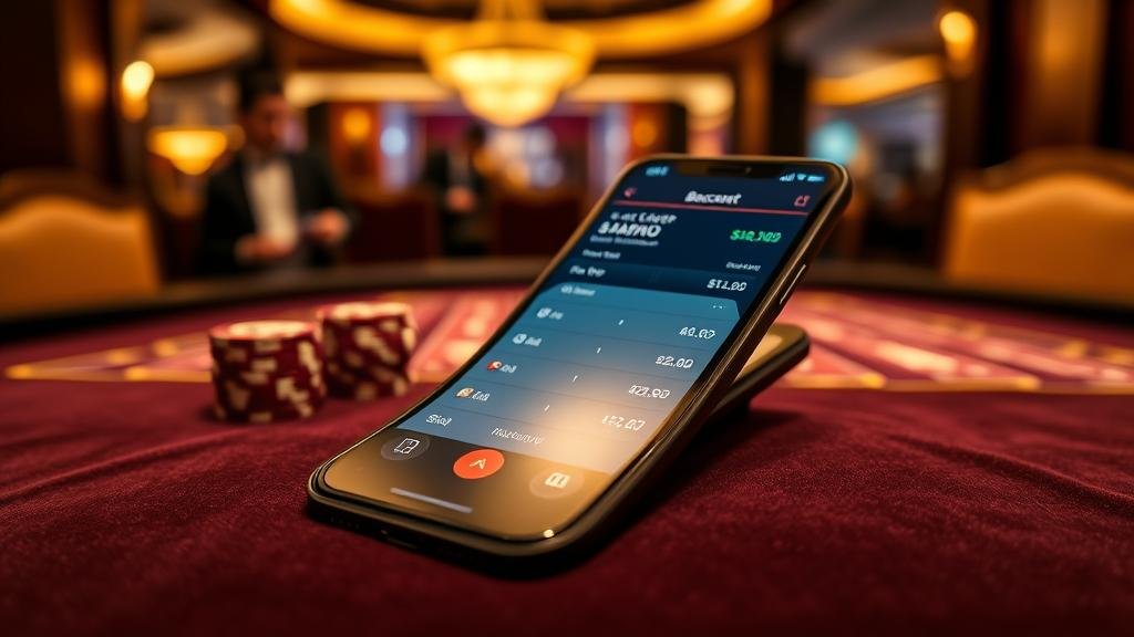 หน้าจอแสดงสถิติบาคาร่าและแผนการเงิน