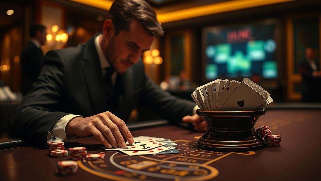 อินโฟกราฟิกแสดงวิธีการเล่นบาคาร่า