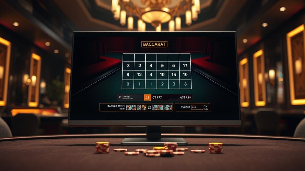 ตารางบาคาร่าพร้อมชิปและไพ่