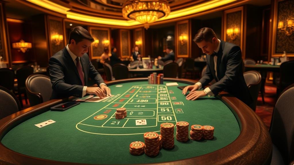 หน้าจอเกมบาคาร่าพร้อมสูตร