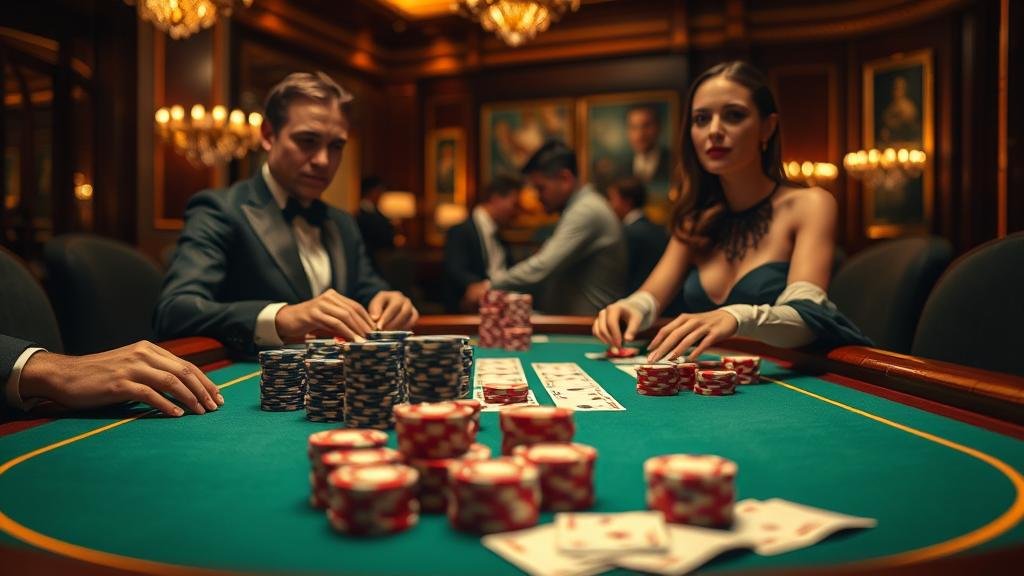 ภาพประกอบสูตรบาคาร่าและเทคนิคการเล่น