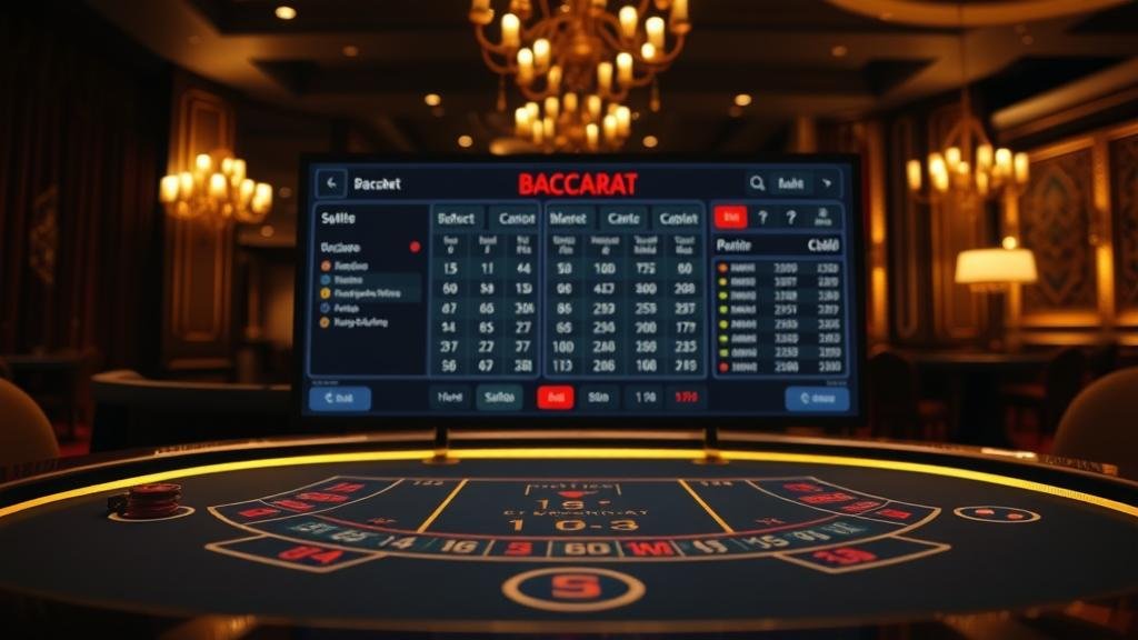 แดชบอร์ดวิเคราะห์สถิติบาคาร่าสำหรับผู้เล่นระดับสูง