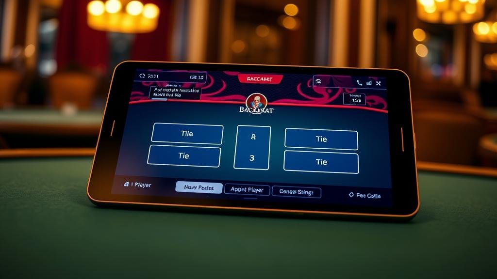 กลยุทธ์การเล่นบาคาร่าบน Android