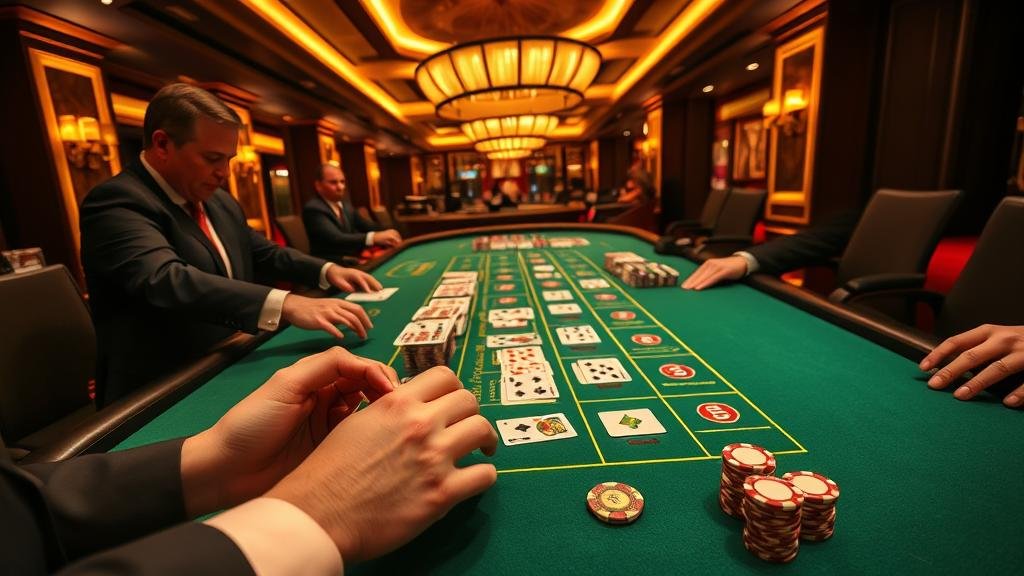 การวางเดิมพันในเกมบาคาร่าสด