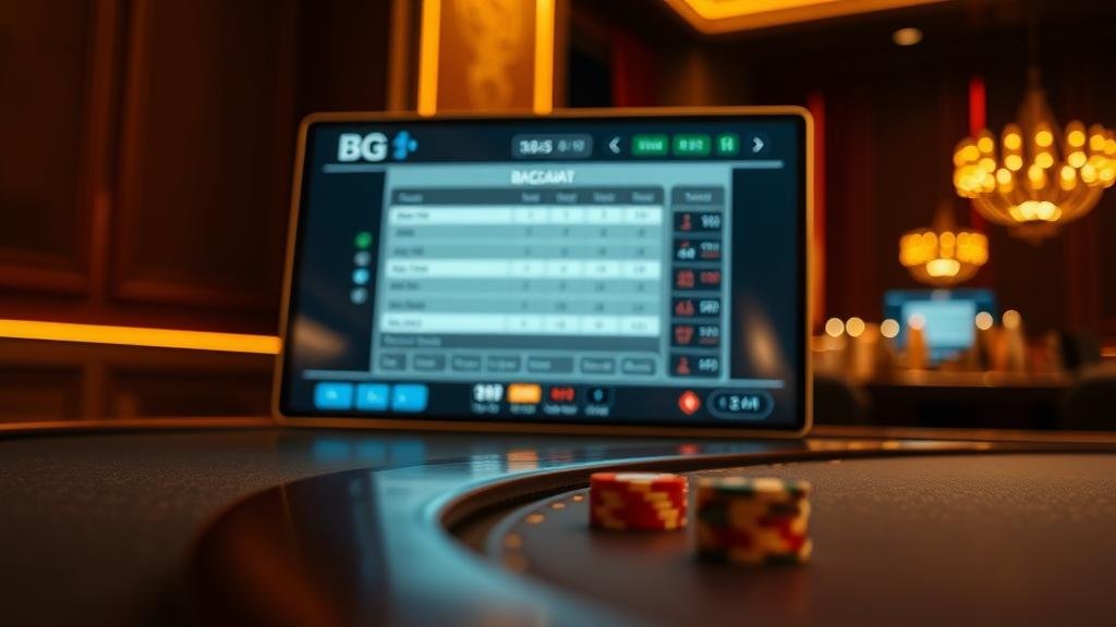 อินเทอร์เฟซเกมบาคาร่า AE