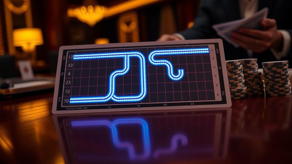 ตารางแสดงอัตราจ่ายบาคาร่าบนหน้าจอ