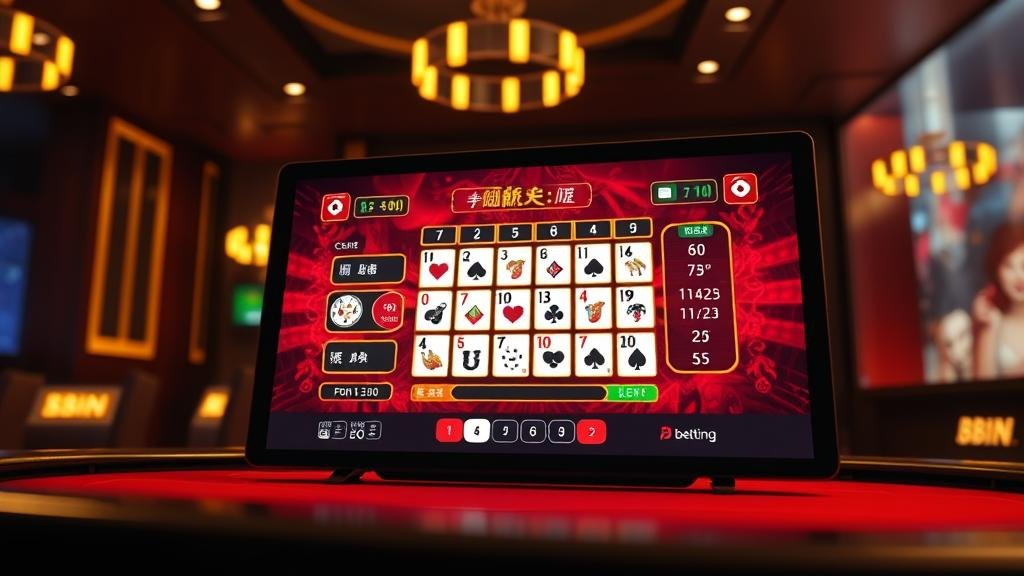 ตัวอย่างเค้าไพ่บาคาร่า มังกร และปิงปอง