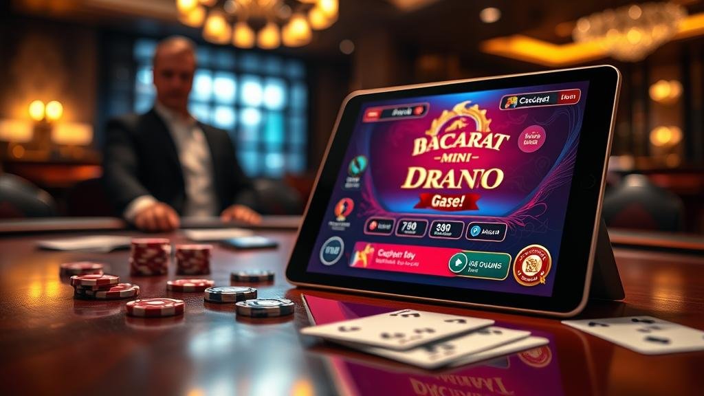 ตารางอัตราจ่าย บาคาร่า มินิมังกร บนแท็บเล็ต