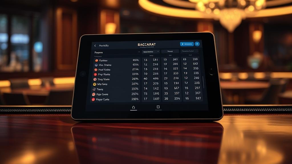 การวิเคราะห์สถิติบาคาร่าบนคอมพิวเตอร์