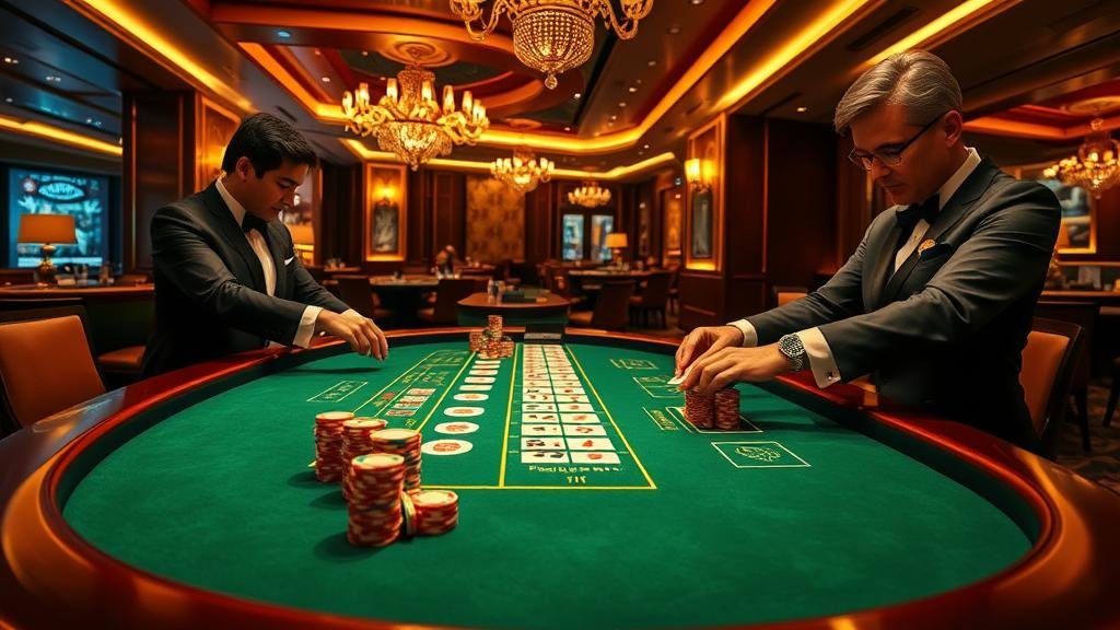 การแสดงผลเค้าไพ่บาคาร่าแบบต่างๆ