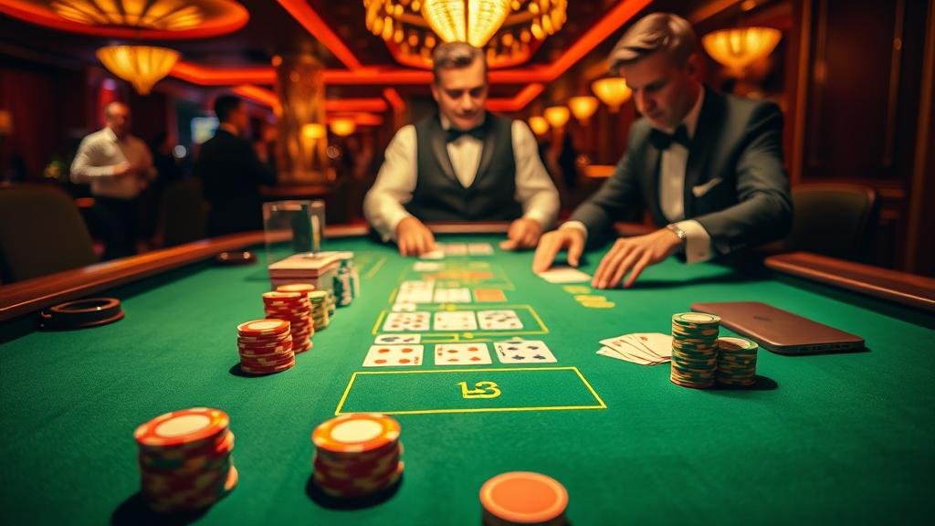 การแจกไพ่บาคาร่า