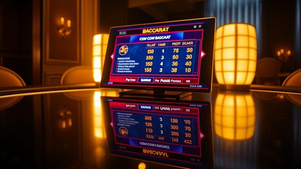 ตารางเค้าไพ่บาคาร่า Pragmatic Live