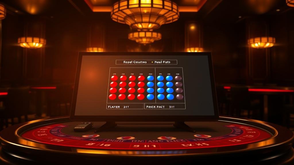 ตัวอย่างเค้าไพ่บาคาร่า ถนนเล็ก และ มังกรยาว