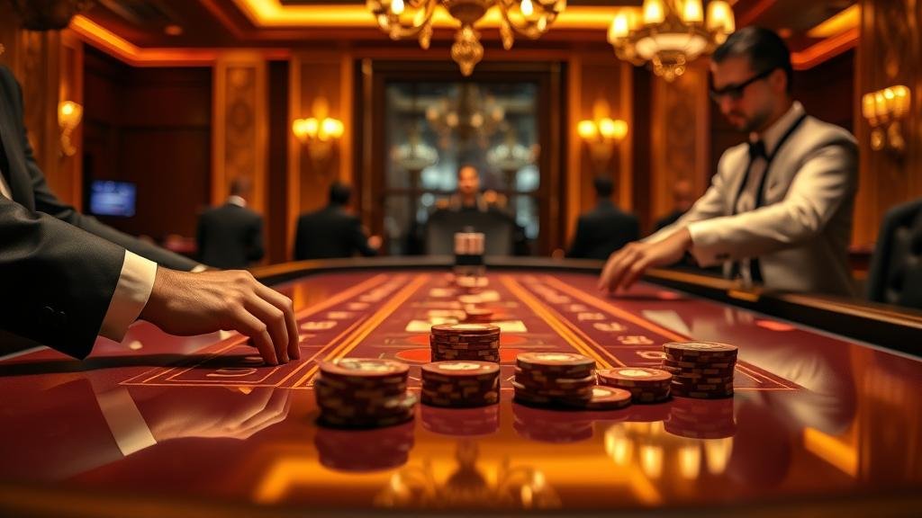 อินเทอร์เฟซเกมบาคาร่าสดที่ทันสมัย