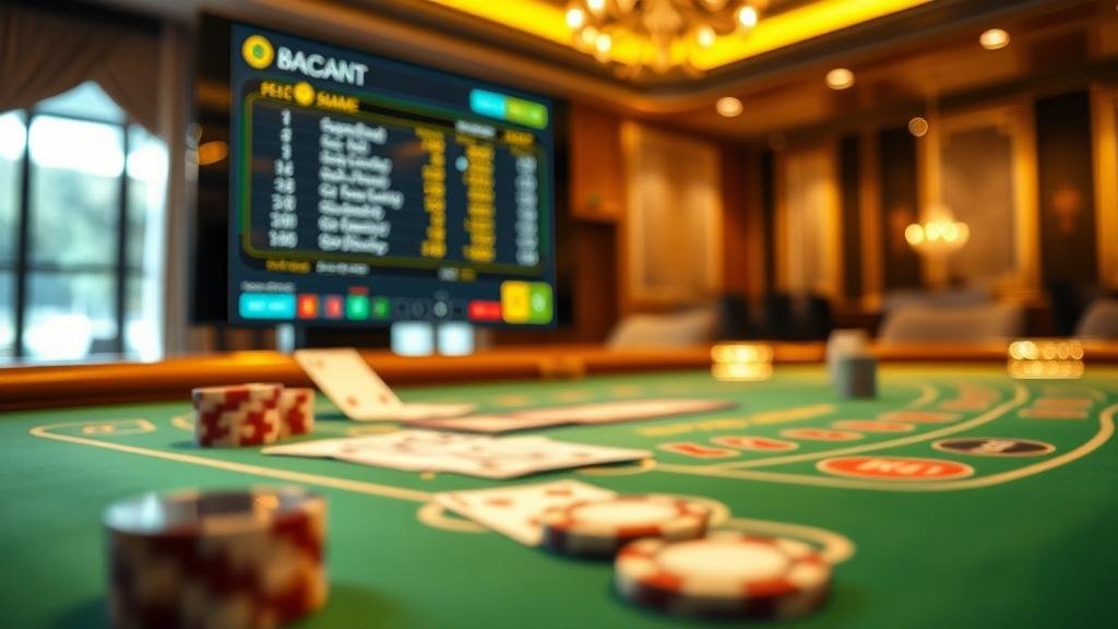 ภาพประกอบเค้าไพ่บาคาร่าและกลยุทธ์การเดินเงิน