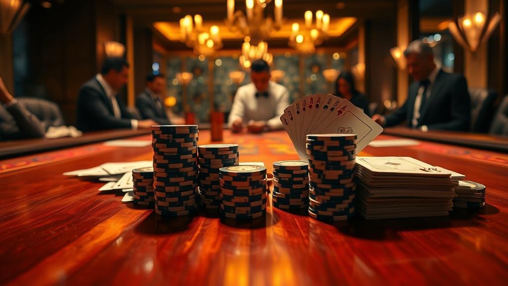 ตัวอย่างเค้าไพ่บาคาร่า: ถนนใหญ่, ลูกปัด, ปิงปอง