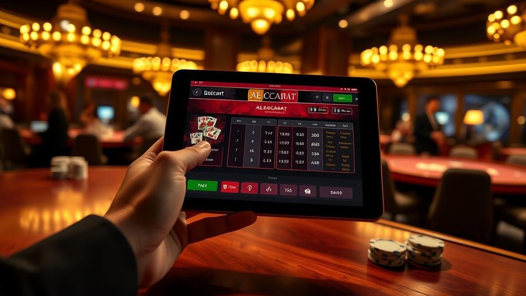 วิเคราะห์เค้าไพ่บาคาร่าด้วยแท็บเล็ต