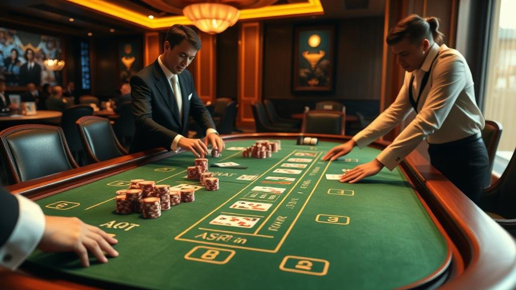 ตัวอย่างเค้าไพ่บาคาร่า: มังกรและปิงปอง