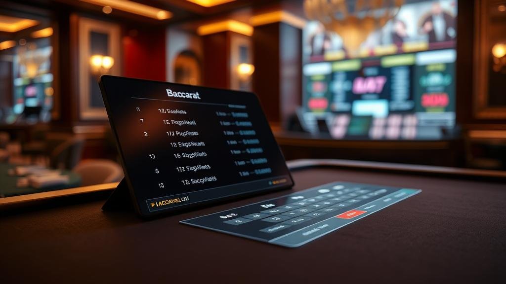 กราฟแสดงการตั้งเป้ากำไรและการควบคุมงบประมาณบาคาร่า