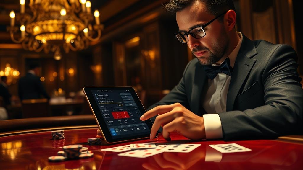 ตารางสูตรเดินเงินบาคาร่าบนแท็บเล็ต มินิ