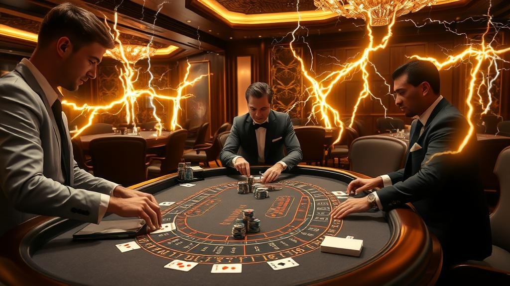 การอ่านเค้าไพ่ถนนไม้ขีดและตัวคูณสายฟ้าใน บาคาร่า BBIN สายฟ้า