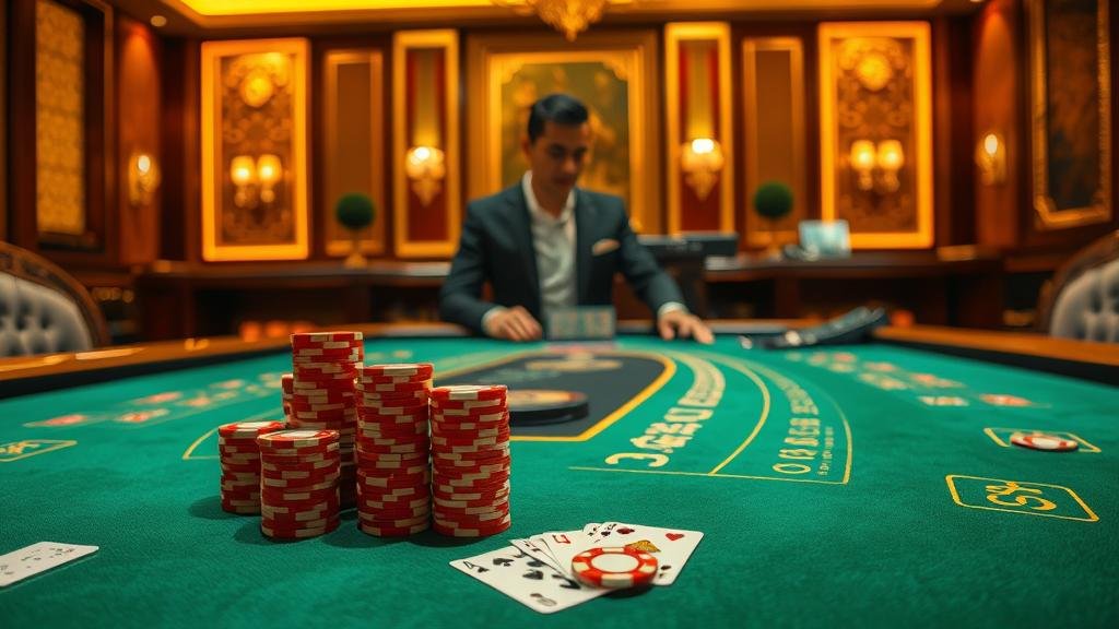 ตัวอย่างเค้าไพ่ถนนไม้ขีด บาคาร่า