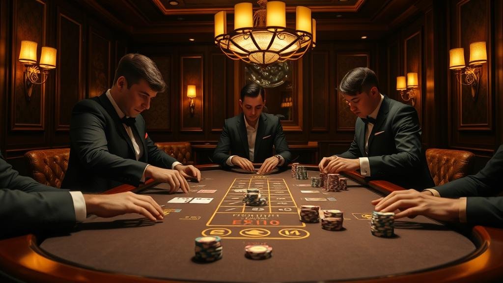 ภาพแสดงรูปแบบเค้าไพ่บาคาร่าต่างๆ