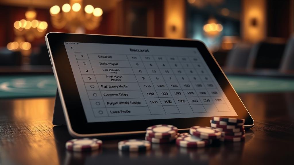 เทคนิคการเดินเงินบาคาร่าบนแท็บเล็ต